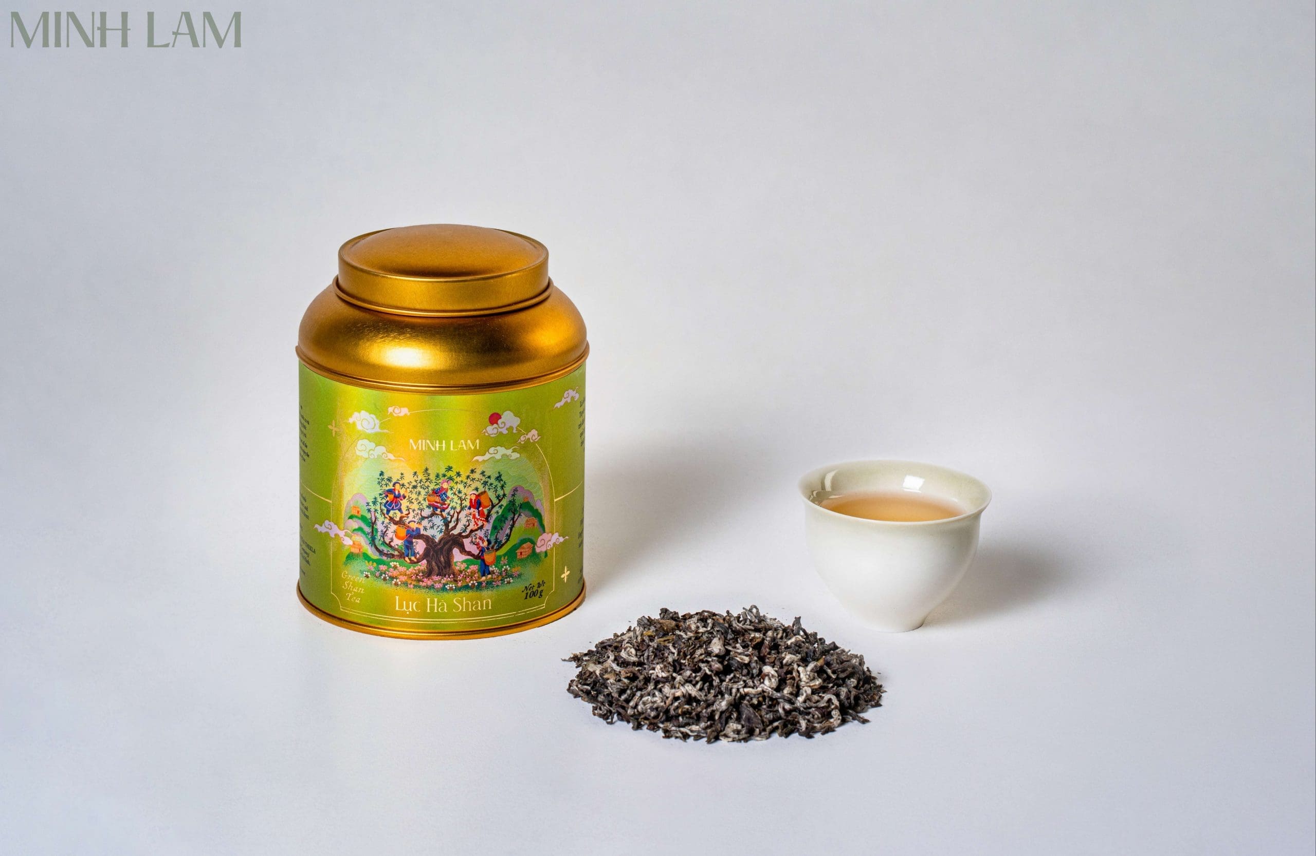 Hộp trà Lục Hà Shan