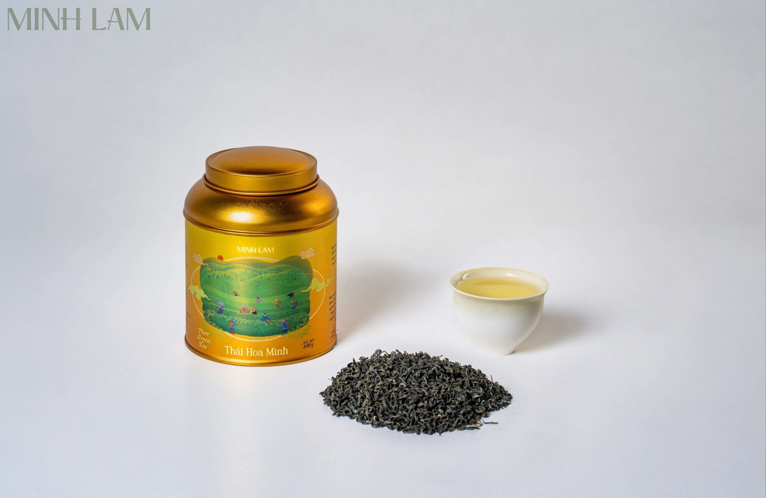 Lục trà Thái Nguyên một búp Thái Hoa Minh